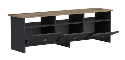 купить Тумба напольная для TV Trendy Oslo, Antracit в Кишинёве 