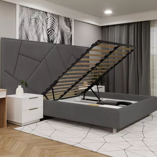 cumpără Pat Bayro Elegans 1600x2000 c подъёмным механизмом ткань категория I în Chișinău 