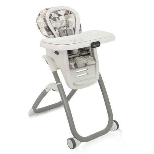 Scaun de masă Graco Duodiner DLX 6 in 1 Patchwork Grey 