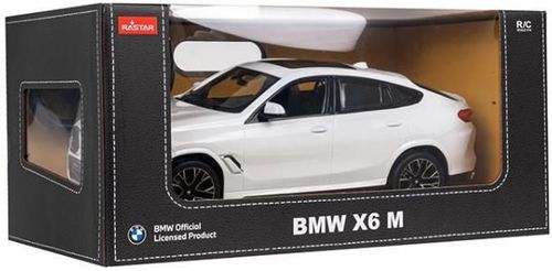 купить Радиоуправляемая игрушка Rastar 99200 1:14 BMW X6 M, alba, 61350 в Кишинёве 