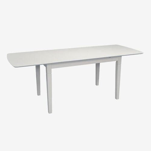купить Комплект стол и стулья Evelin di Costacurta стол HV-27V White + 6 стульев YTC-064Wh UF910-01 Light beige в Кишинёве 