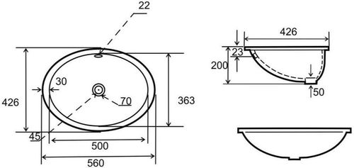 cumpără Lavoar Cerano TR4008 în Chișinău 