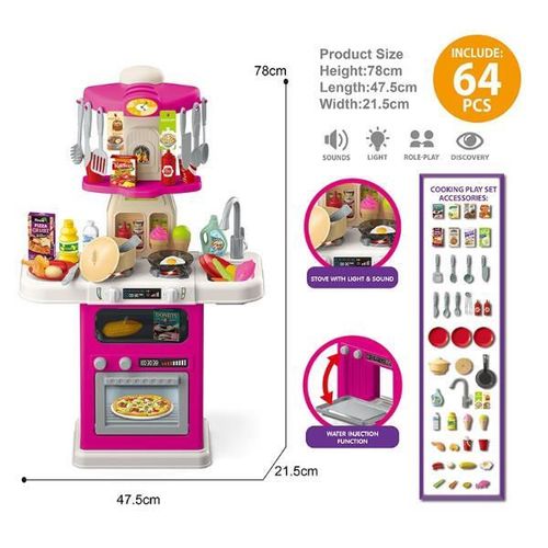 cumpără Bucătărie și veselă de jucărie Essa 922-209 Bucătarul magic, 64elem. în Chișinău 