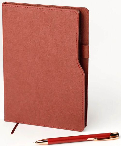 купить Блокнот Akklas Ежедневник недатир. 13X21см, 96 листов, бордо в Кишинёве 