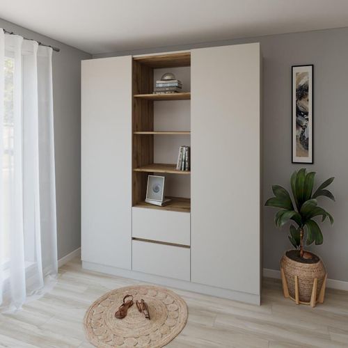 купить Шкаф Smartex (15858) N14 180cm Kashemir+St.Inchis в Кишинёве 