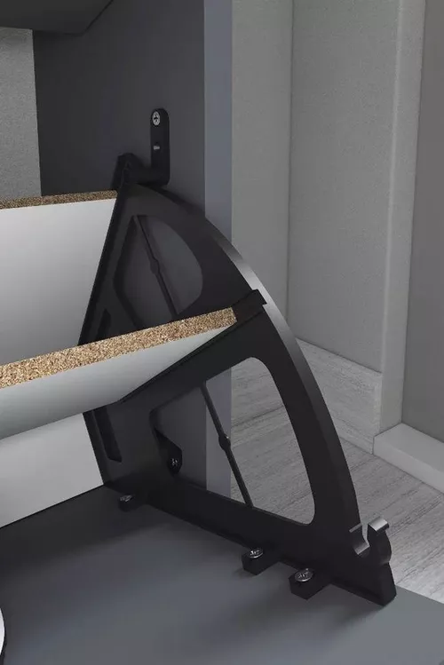 купить Полка для обуви Nex Home Полка для обуви, 3 отделения, 74x24x111 см, Антрацит (18-03-08) в Кишинёве 