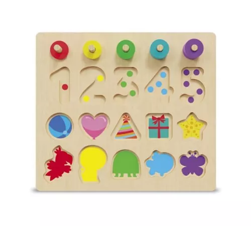 cumpără Puzzle Kids Hits KH20/024 Деревянные пазлы Colourful Maths în Chișinău 