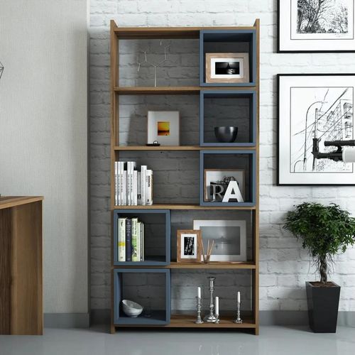 купить Офисный стеллаж Trendy Cutie, Nuc, Calcedonie 80x170x22cm, raft de carti в Кишинёве 