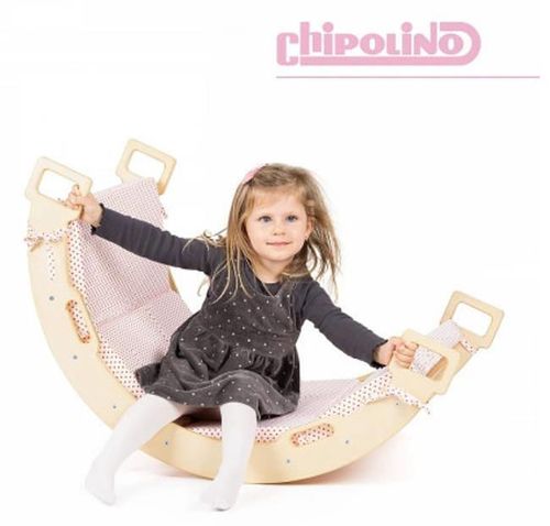 купить Игровой комплекс для детей Chipolino WTROC02401W монтессори-качалка с подушкой в Кишинёве 
