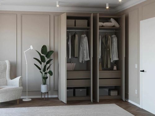 cumpără Dulap Bayro Modena 1800x2400x530 серый камень în Chișinău 