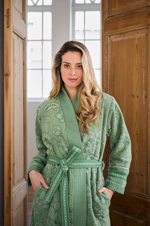 cumpără Textile de casă Pip Studio 332479 Jasmin Jacquard Bathrobe Green M în Chișinău 