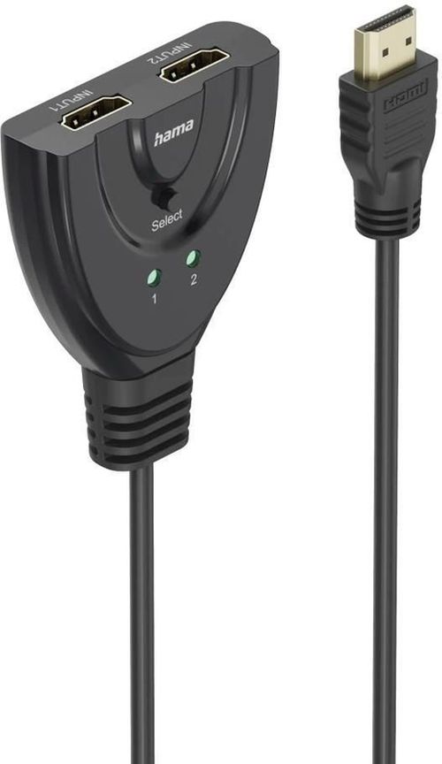 купить Переходник для IT Hama 205323 4K HDMI™ 2x1 Toggle Switch, 2x HDMI™ Socket - 1x HDMI™ Plug в Кишинёве 