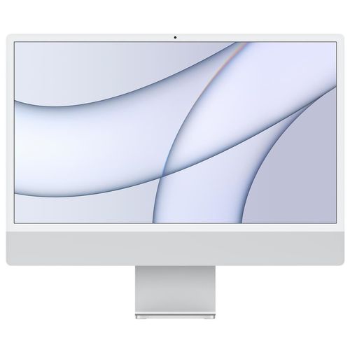 cumpără Monobloc PC Apple iMac 24" 2021 Retina 4.5K M1 256GB 8GPU Silver MGTF3 în Chișinău 