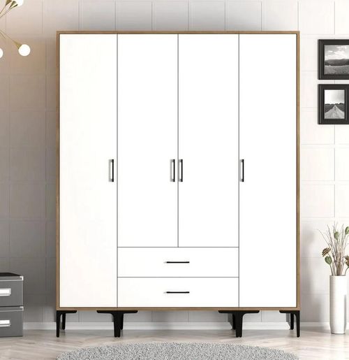 cumpără Dulap Trendy Kumsal STS-Nuc, Alb în Chișinău 