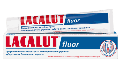 Зубная паста Lacalut Fluor 75 мл 