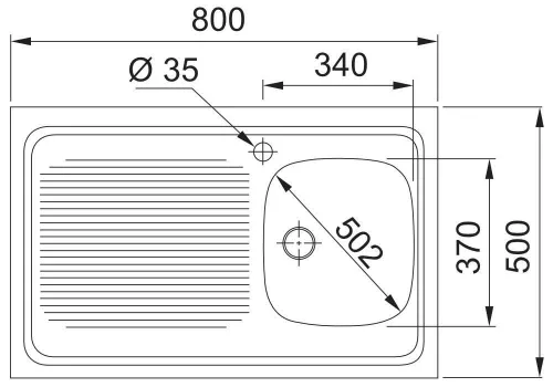 cumpără Chiuvetă bucătărie Franke 103.0631.855 Inox SXL 711 DR Dekor în Chișinău 