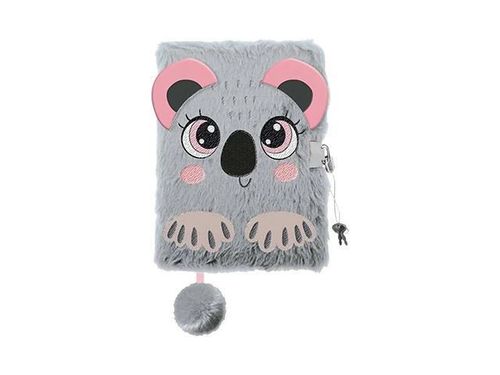 купить Блокнот St.RIGHT 57899 Agenda cu lacat, A5, 96foi, 3D My Little Friend Koala, coperta plus в Кишинёве 