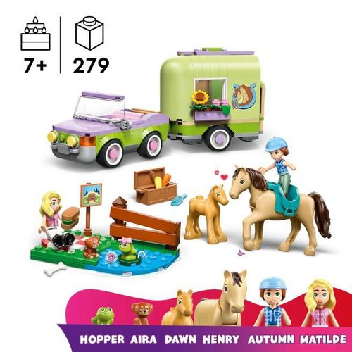 купить Конструктор Lego 42695 Horse&Baby Foal Trailer в Кишинёве 