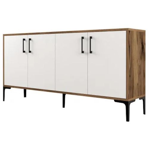 cumpără Casetieră Trendy Kiev 160, Nuc, Alb 160x78x35cm în Chișinău 