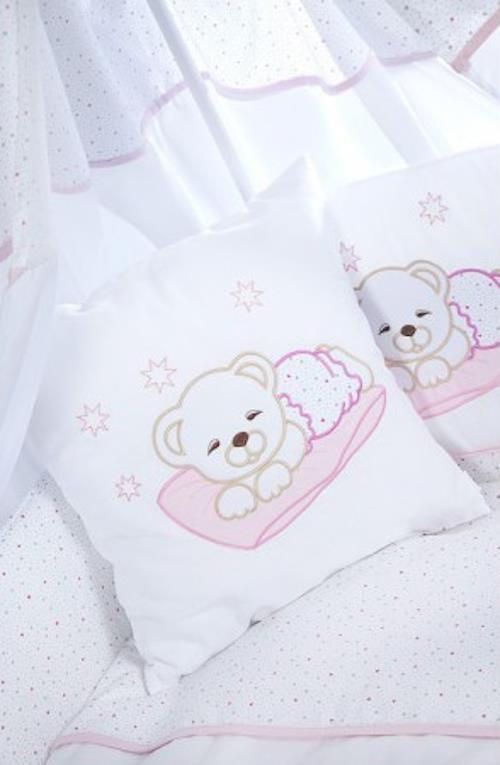 купить Детское постельное белье Klups C-6 H107 Постель Мишка розовая в Кишинёве 