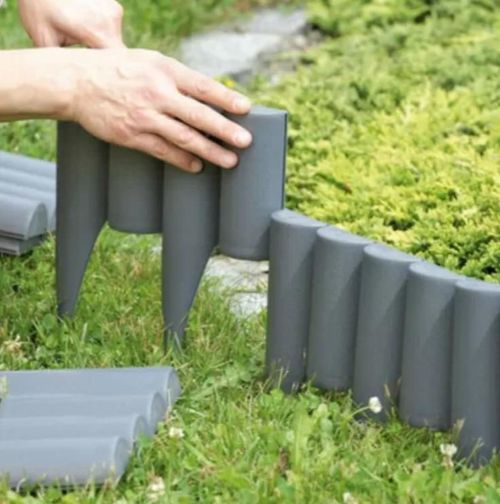 купить Декор для сада Hydro S Gard decorativ plastic, H=125mm, L=2.52m, antracit (0640393) в Кишинёве 