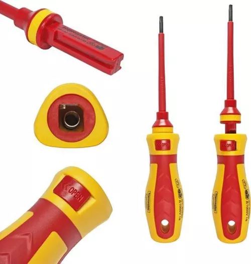 cumpără Set de unelte de mână Topmaster 225109 set de șurubelnițe dielectrice + suport pentru biți 13buc în Chișinău 