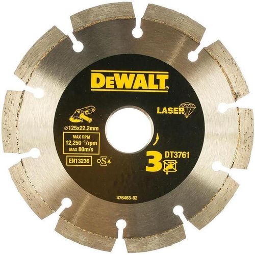 купить Набор головок, бит, насадок DeWalt DT3761 disc diamantat Ø125x22.2mm в Кишинёве 