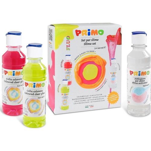 cumpără Jucărie Primo Crafts 3314SLIMESET3 Slime-lab set, 3 x 240 ml, 2 lipici de culoare FLUO, 1 activator pentru slime în Chișinău 