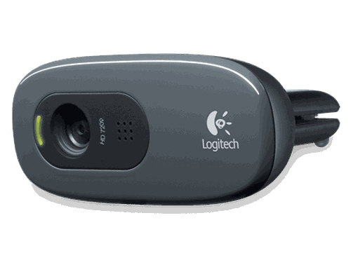 cumpără Logitech Webcam C270, Microphone, HD video calling (1280 x 720 pixels), Photos: Up to 3 megapixels (soft. enh.), RightLight, RightSound, USB 2.0, 960-001063, (camera web/веб-камера) în Chișinău 