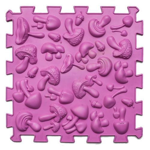 cumpără Covoraș de joacă Ortek 09223 Коврик-пазл массажный 26х26 cm Mushrooms în Chișinău 