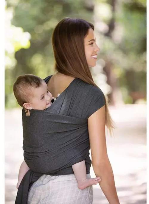 купить Кенгуру Premaman PPS0QL-CCC-UNQ Sistem de purtare wrap elastic pentru bebelusi Lia Gri в Кишинёве 