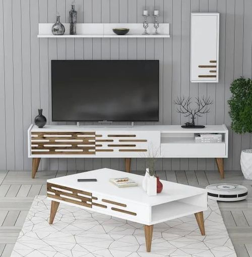 купить Стенка Trendy Valensiya Белый (комплект мебели для гостиной) (GTR001277) в Кишинёве 