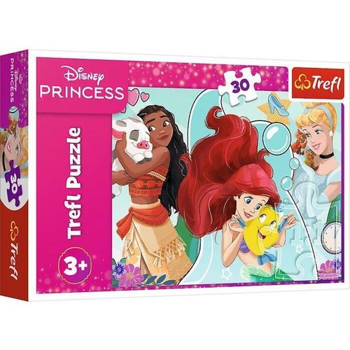 купить Головоломка Trefl 18323 Puzzles 30 Beautiful and brave, Disney Princess в Кишинёве 