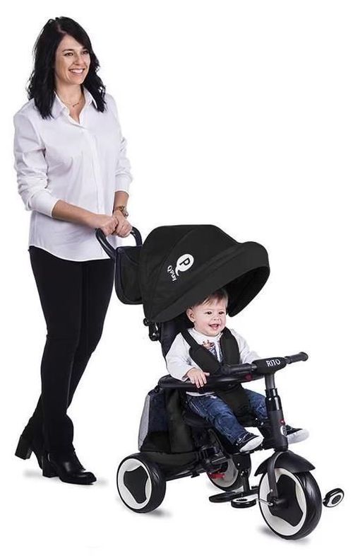 купить Велосипед-коляска Qplay Rito Plus Black в Кишинёве 