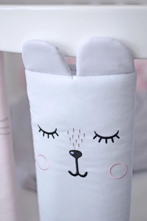 cumpără Protecție laterală pentru pătuț Veres 154.05.13 Комплект Фэнс-бампер Summer Kitty Pink (6ед) în Chișinău 