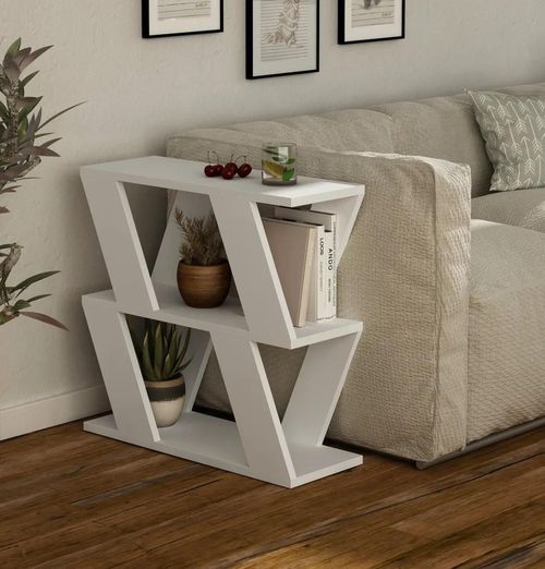купить Журнальный столик Trendy Лазена, белый 60x57x22 см в Кишинёве 