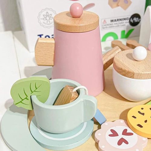 купить Игрушка Tooky Toy R25 /25 (77474) Набор деревянной посуды для кукол TJ271 в Кишинёве 