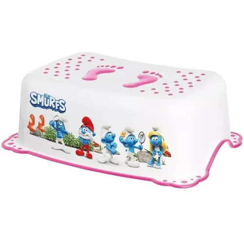 cumpără Înălțător pentru bebeluși Maltex Treapta (2comp) The Smurfs White/Pink în Chișinău 