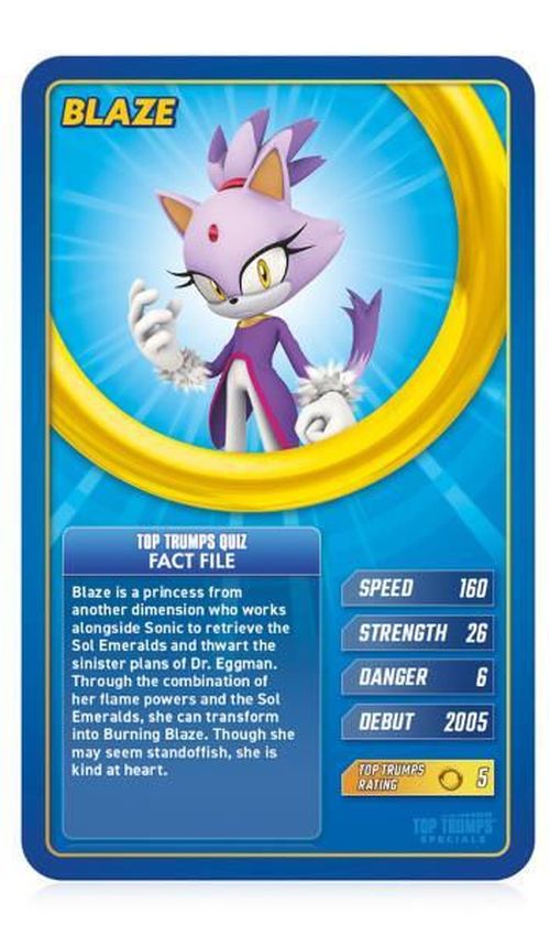 cumpără Joc educativ de masă Winning Moves WM02859-EN1-6 Top Trumps Sonic (en) în Chișinău 