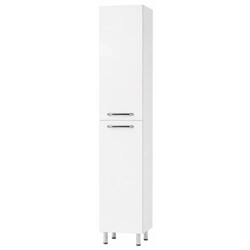 купить Шкаф-пенал Mashtab 12338 Agat cu cu rafturi 400x350x1900 Alb в Кишинёве 