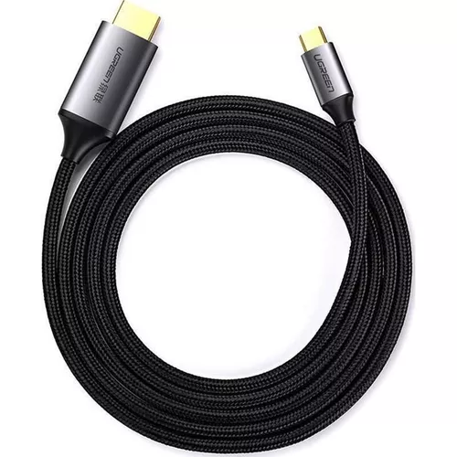 купить Кабель для IT Ugreen 50570 Type-C to HDMI 4K@60Hz Compatible with Thunderbolt 3 1.5M MM142, Gray в Кишинёве 