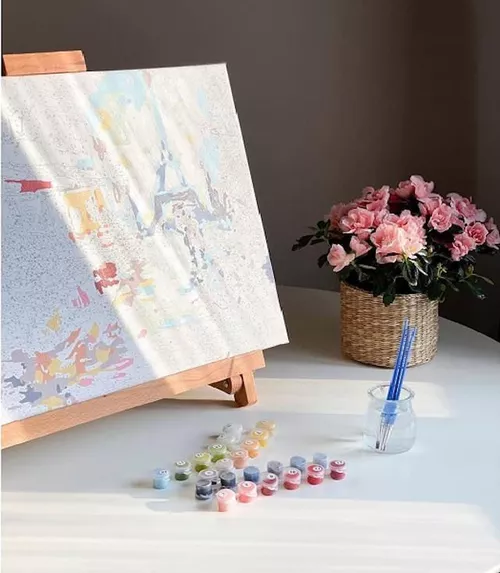 купить Картина по номерам BrushMe RBS24413FC 30x40cm (fără cutie) Seara în Stockholm в Кишинёве 