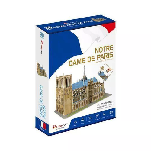 купить Конструктор Cubik Fun 3C242h 3D Puzzle Notre Dame de Paris в Кишинёве 