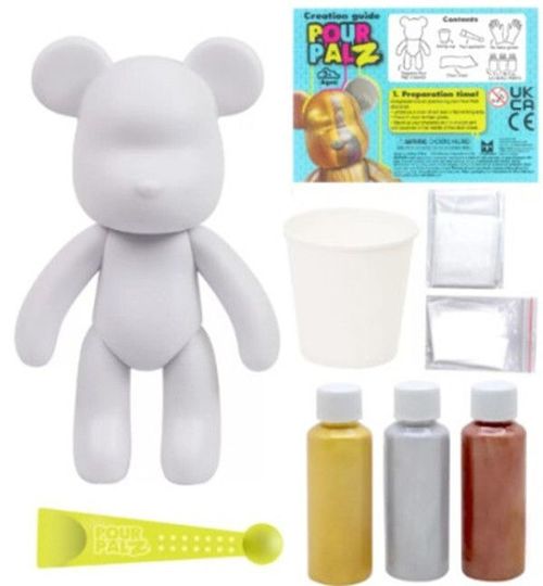 купить Набор для творчества miscellaneous GSG25021 Pour Palz DIY Paint Bear, Metal Magic в Кишинёве 