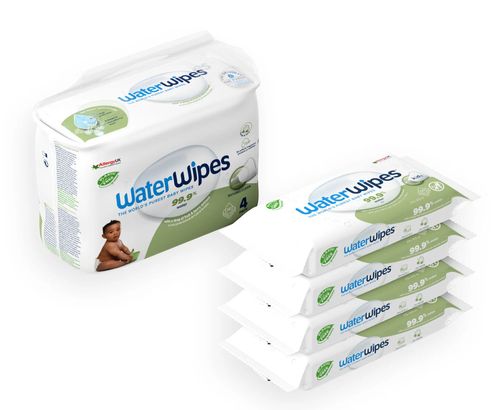 Влажные салфетки Water Wipes Soapberry 4 x 60 шт - 240 шт 