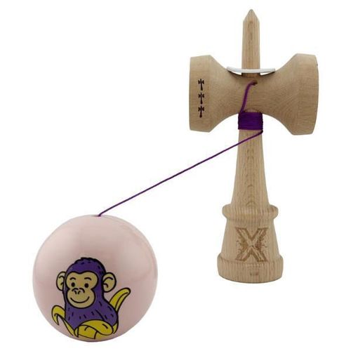 купить Активная игра Essa 164575 Kendama Super Sticky X Original, 7.5x6x18cm, Maimuță, roz в Кишинёве 