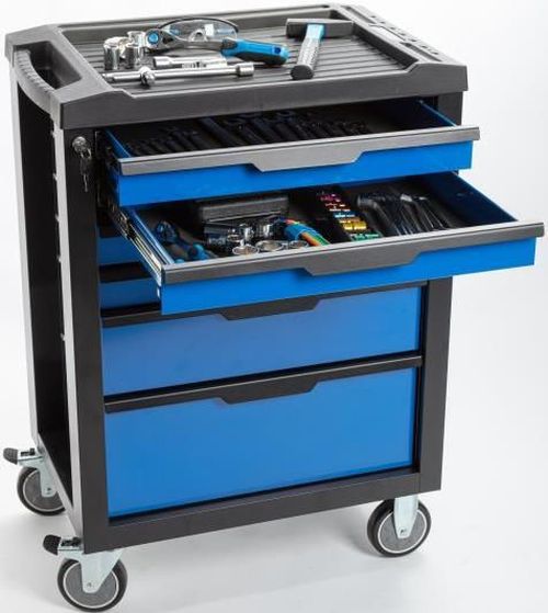 купить Система хранения инструментов Hoegert HT7G045 Тележка инструментальная 6 ящиков (710x977x460 мм) в Кишинёве 