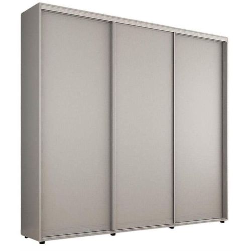 купить Шкаф Mobildor-Lux Compact uși glisante PAL (250x45x230H cm) Grey в Кишинёве 