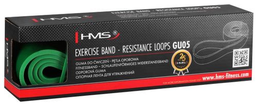 купить Эспандер HMS 1437 Expander 4.5x45x2080mm (17-55kg) Green (17-33-024) в Кишинёве 