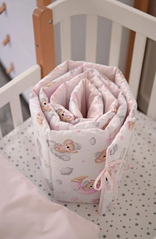 cumpără Lenjerie de pat pentru copii Veres 222.01.1 Слипи мун пинк - 2 (6ед.) în Chișinău 